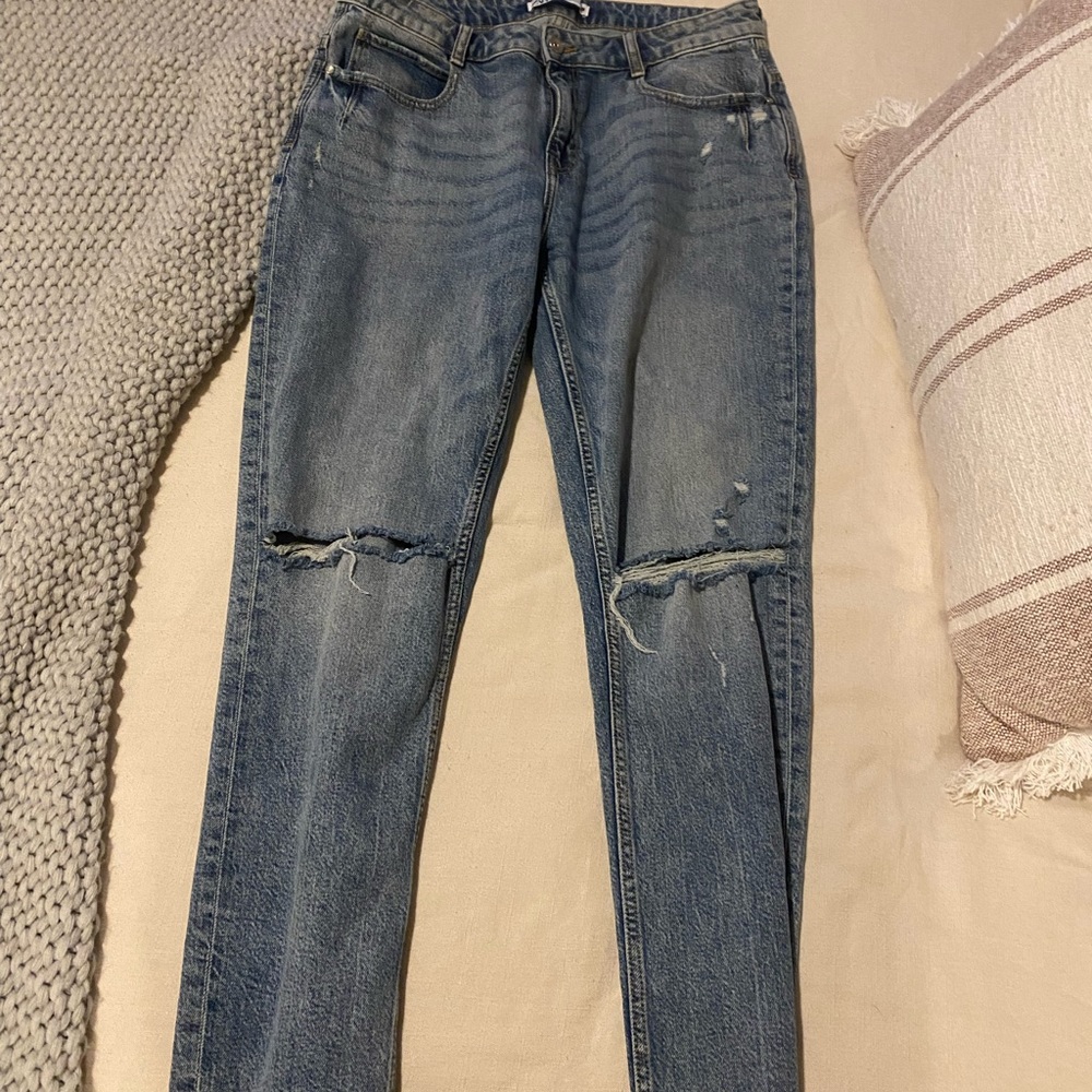 Zara mid rise jeans